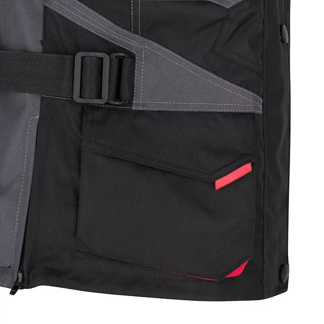 Women’s Motorcycle Jacket W-TEC Radana - Black-Grey-Green