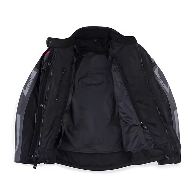 Women’s Motorcycle Jacket W-TEC Radana - Black-Grey-Green