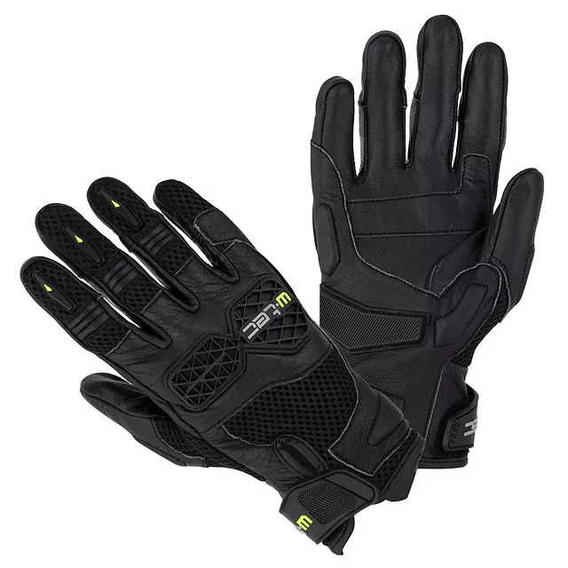 Motorcycle Gloves W-TEC Kosor - Black - Black