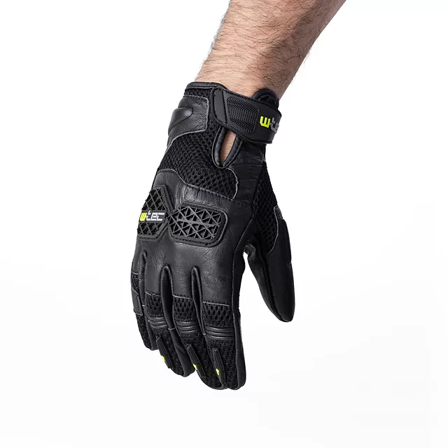 Motorcycle Gloves W-TEC Kosor - Black