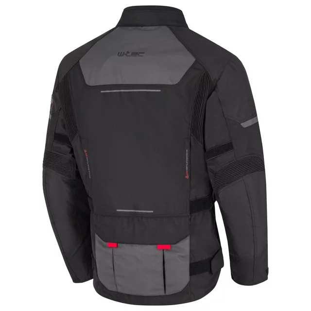 Men’s Motorcycle Jacket W-TEC Xeniaq - Black-Grey