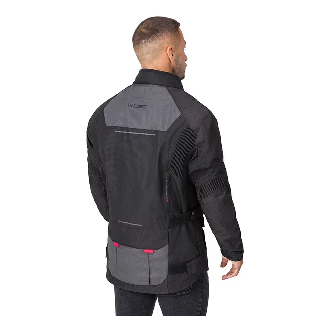 Men’s Motorcycle Jacket W-TEC Xeniaq - Black-Grey