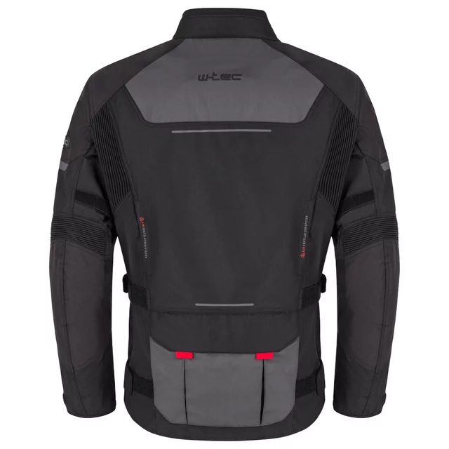 Men’s Motorcycle Jacket W-TEC Xeniaq - Black-Grey