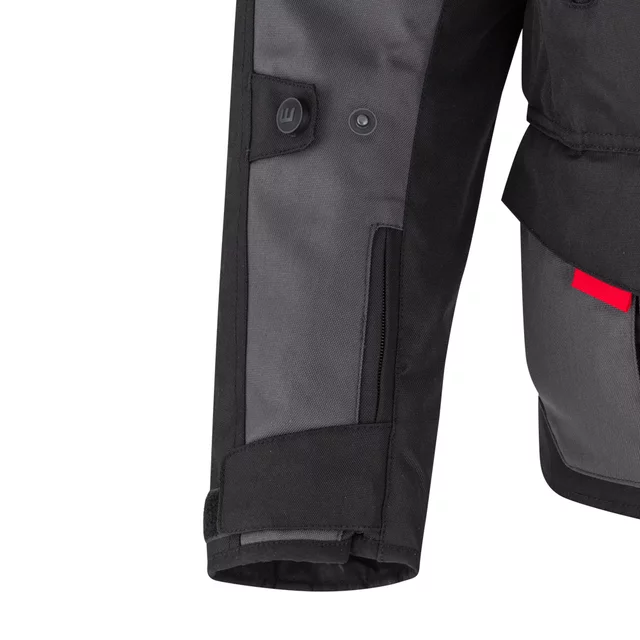 Men’s Motorcycle Jacket W-TEC Xeniaq - Black-Grey
