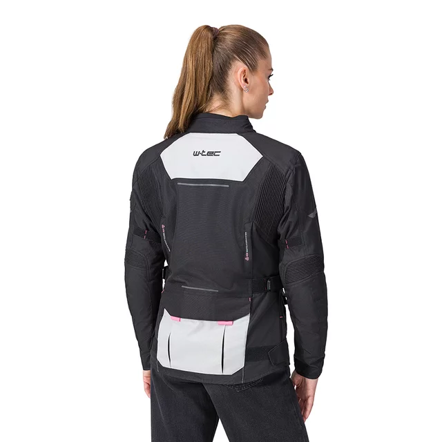 Women’s Motorcycle Jacket W-TEC Xenia - Black-Grey