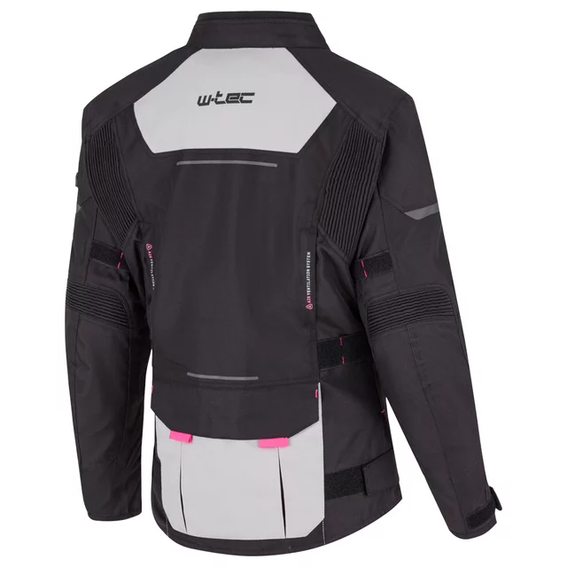 Women’s Motorcycle Jacket W-TEC Xenia - Black-Grey