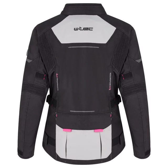 Women’s Motorcycle Jacket W-TEC Xenia - Black-Grey