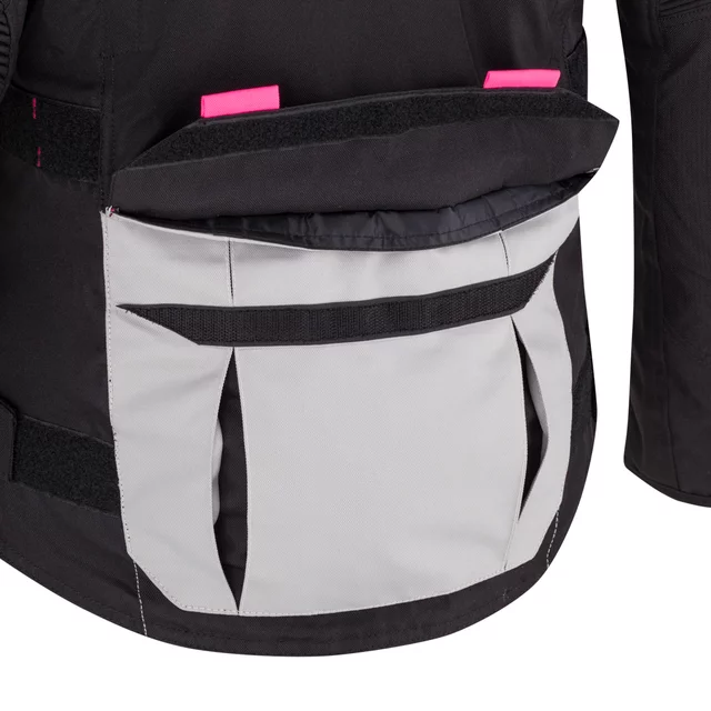 Women’s Motorcycle Jacket W-TEC Xenia - Black-Grey