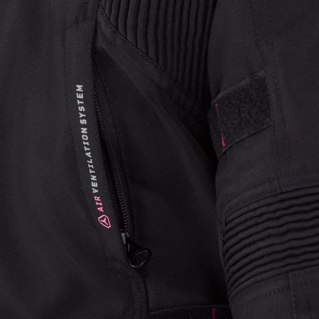Women’s Motorcycle Jacket W-TEC Xenia - Black-Grey