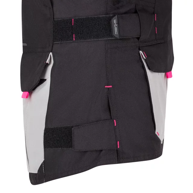 Women’s Motorcycle Jacket W-TEC Xenia - Black-Grey