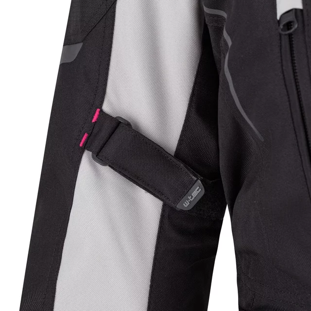 Women’s Motorcycle Jacket W-TEC Xenia - Black-Grey