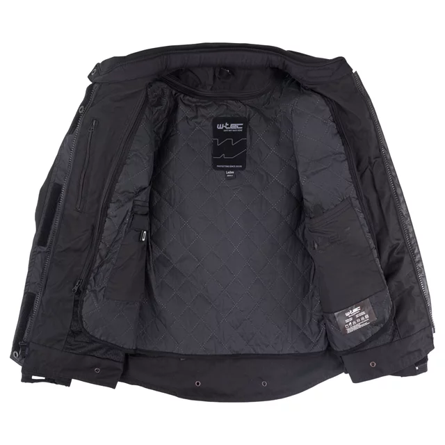 Women’s Motorcycle Jacket W-TEC Xenia - Black-Grey