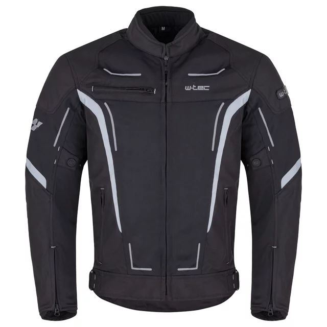 Men’s Summer Motorcycle Jacket W-TEC Mirelio - Black-Fluo