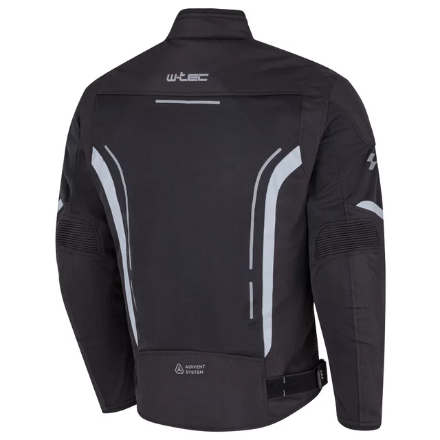 Men’s Summer Motorcycle Jacket W-TEC Mirelio - Black-Fluo