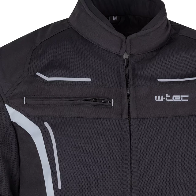 Men’s Summer Motorcycle Jacket W-TEC Mirelio - Black-Fluo