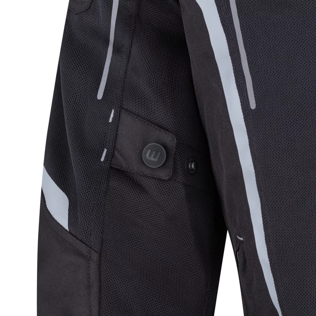Men’s Summer Motorcycle Jacket W-TEC Mirelio - Black-Fluo