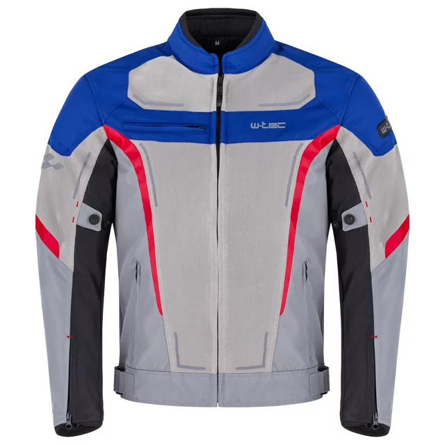 Men’s Summer Motorcycle Jacket W-TEC Mirelio - Black-Fluo