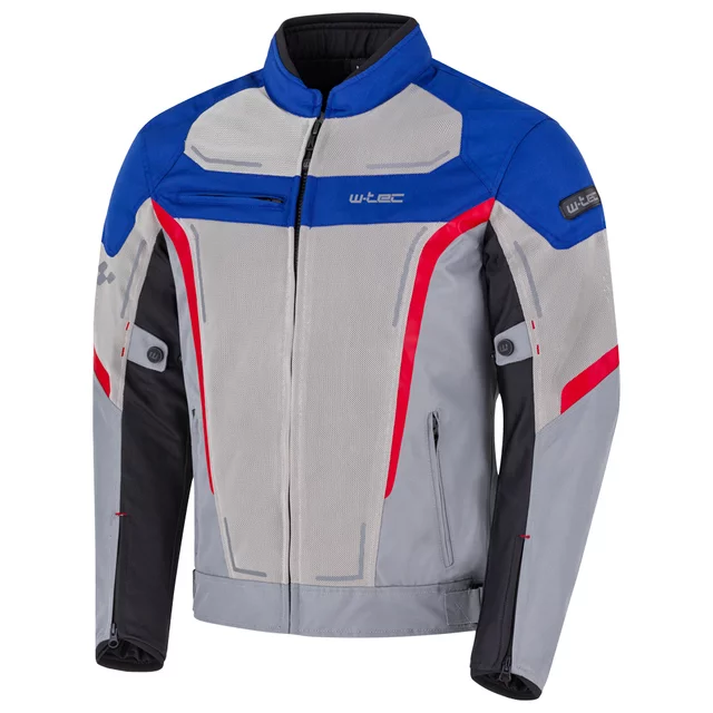 Men’s Summer Motorcycle Jacket W-TEC Mirelio - Black-Fluo