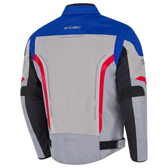 Men’s Summer Motorcycle Jacket W-TEC Mirelio - Black-Fluo