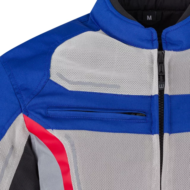 Men’s Summer Motorcycle Jacket W-TEC Mirelio - Black-Fluo