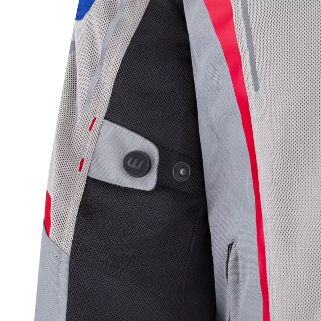 Men’s Summer Motorcycle Jacket W-TEC Mirelio - Black-Fluo