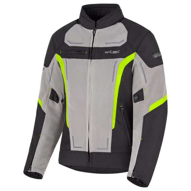Women’s Summer Motorcycle Jacket W-TEC Mirelia - Black-Grey