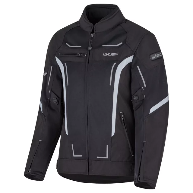 Women’s Summer Motorcycle Jacket W-TEC Mirelia - Black-Grey