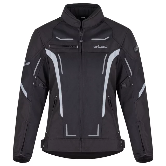 Women’s Summer Motorcycle Jacket W-TEC Mirelia - Black-Grey