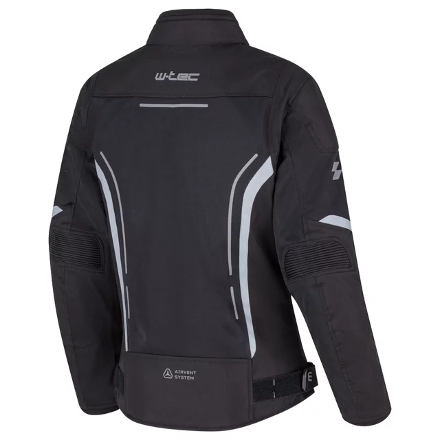 Women’s Summer Motorcycle Jacket W-TEC Mirelia - Black-Grey