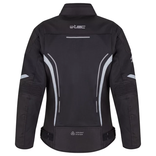 Women’s Summer Motorcycle Jacket W-TEC Mirelia - Black-Grey