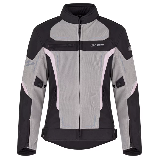 Women’s Summer Motorcycle Jacket W-TEC Mirelia - Black-Grey