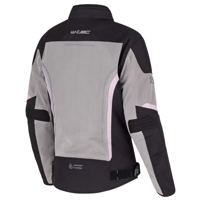 Women’s Summer Motorcycle Jacket W-TEC Mirelia - Black-Grey