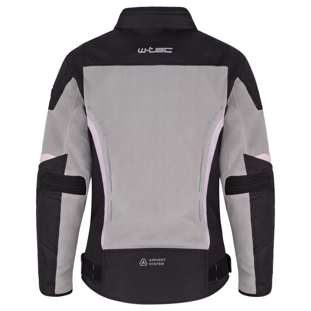 Women’s Summer Motorcycle Jacket W-TEC Mirelia - Black-Grey