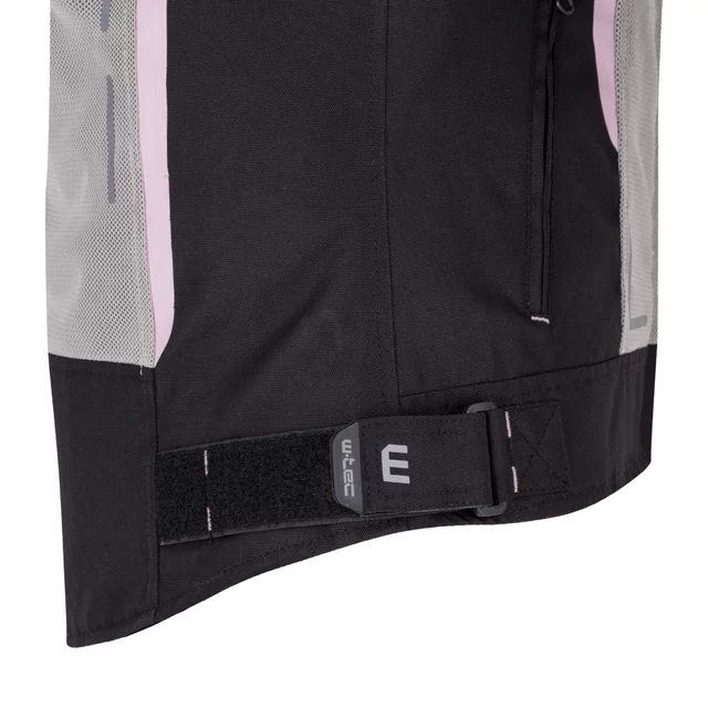 Women’s Summer Motorcycle Jacket W-TEC Mirelia - Black-Grey