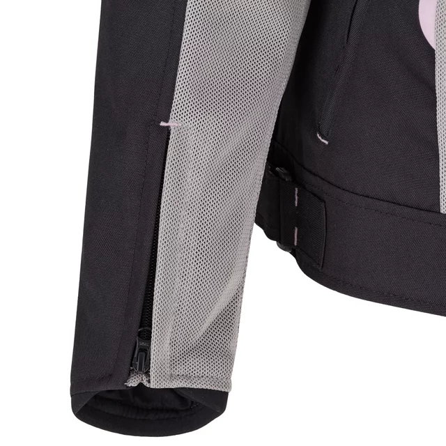 Women’s Summer Motorcycle Jacket W-TEC Mirelia - Black-Grey