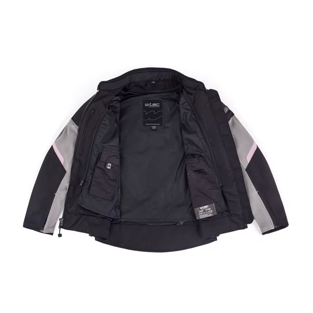 Women’s Summer Motorcycle Jacket W-TEC Mirelia - Black-Grey