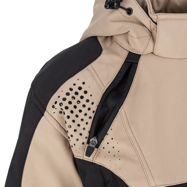 Women’s Softshell Motorcycle Jacket W-TEC Annorack Lady - Black-Pink