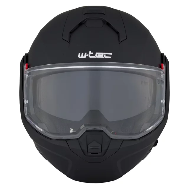 Flip-Up Motorcycle Helmet W-TEC Sabron P/J - Black Matt