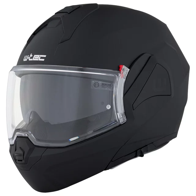 Flip-Up Motorcycle Helmet W-TEC Sabron P/J - Black Matt