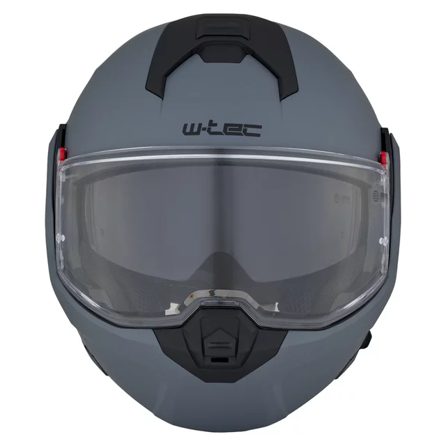 Flip-Up Motorcycle Helmet W-TEC Sabron P/J - Black Matt