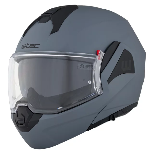 Flip-Up Motorcycle Helmet W-TEC Sabron P/J - Black Matt