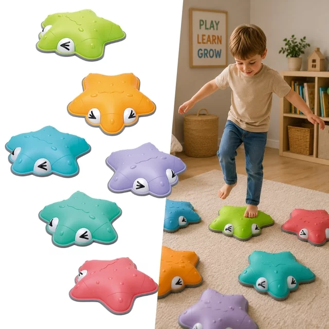 Stepping Balance Stones inSPORTline STS06 – 6 Pcs. - starfish - starfish