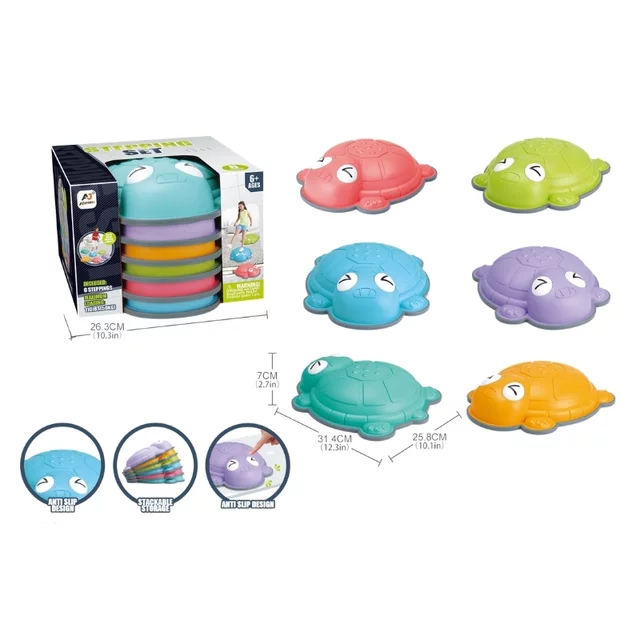 Stepping Balance Stones inSPORTline STS06 – 6 Pcs. - starfish