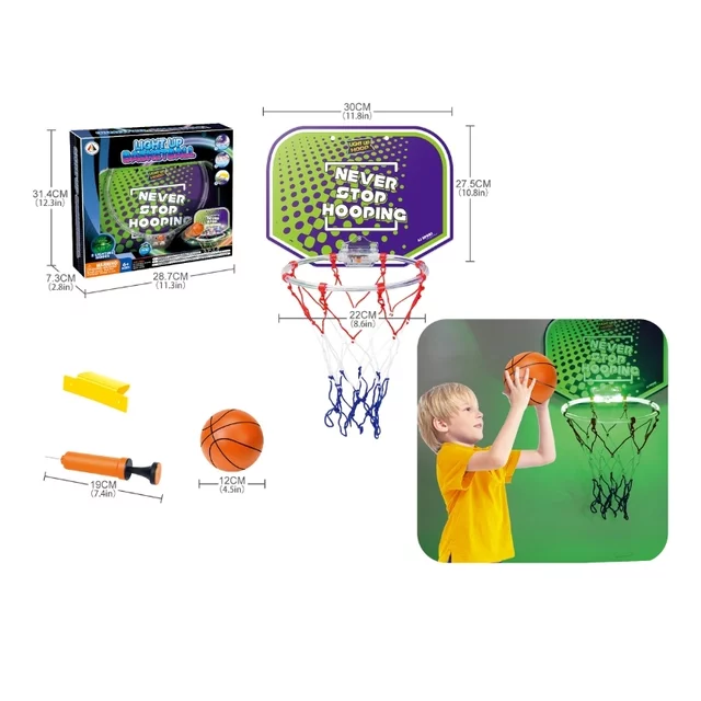 Light-Up Basketball Set inSPORTline LBBS150
