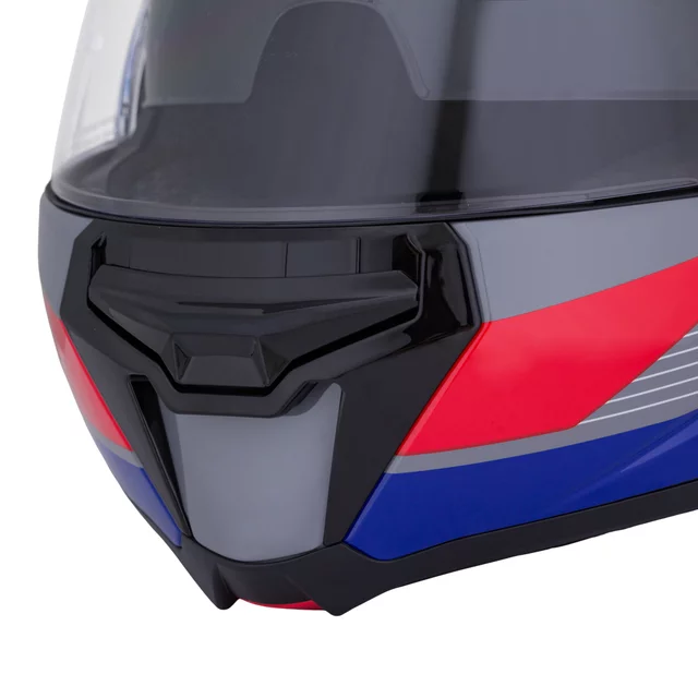 Flip-Up Motorcycle Helmet W-TEC Zoroz P/J - Matt Black-Fluo Pink