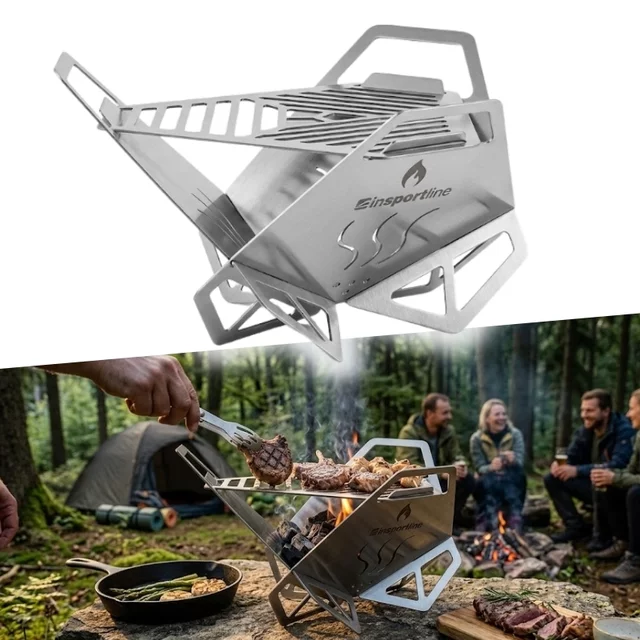 Portable Folding Grill inSPORTline Lotris