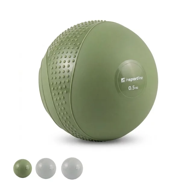 Mini Medicine Ball inSPORTline Sendelar 10.5 cm / 0.5 kg