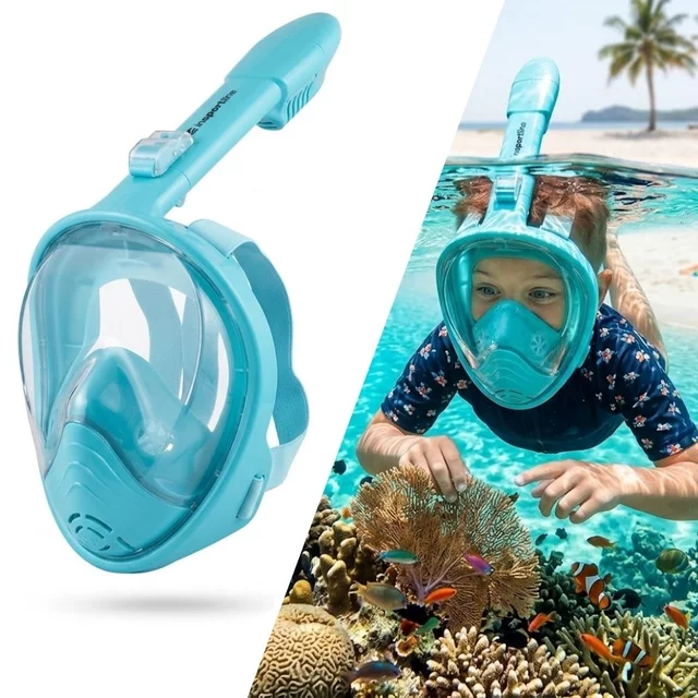 Children’s Snorkeling Mask inSPORTline Marfino - Turquiose