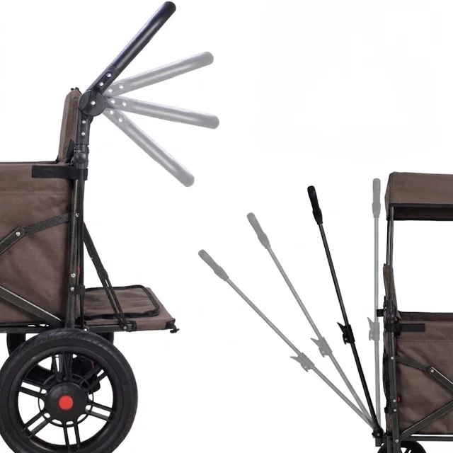 Folding Transport Wagon inSPORTline StrollKidz suitable for carrying children