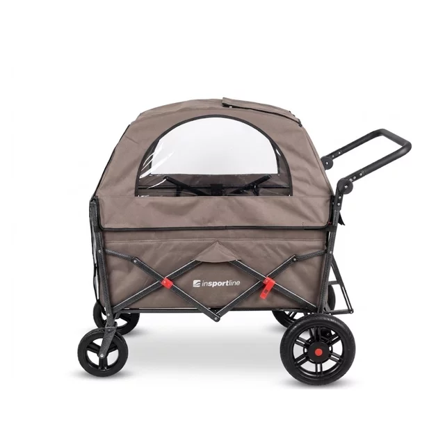 Folding Pet Transport Wagon for Dogs inSPORTline StrayPaws